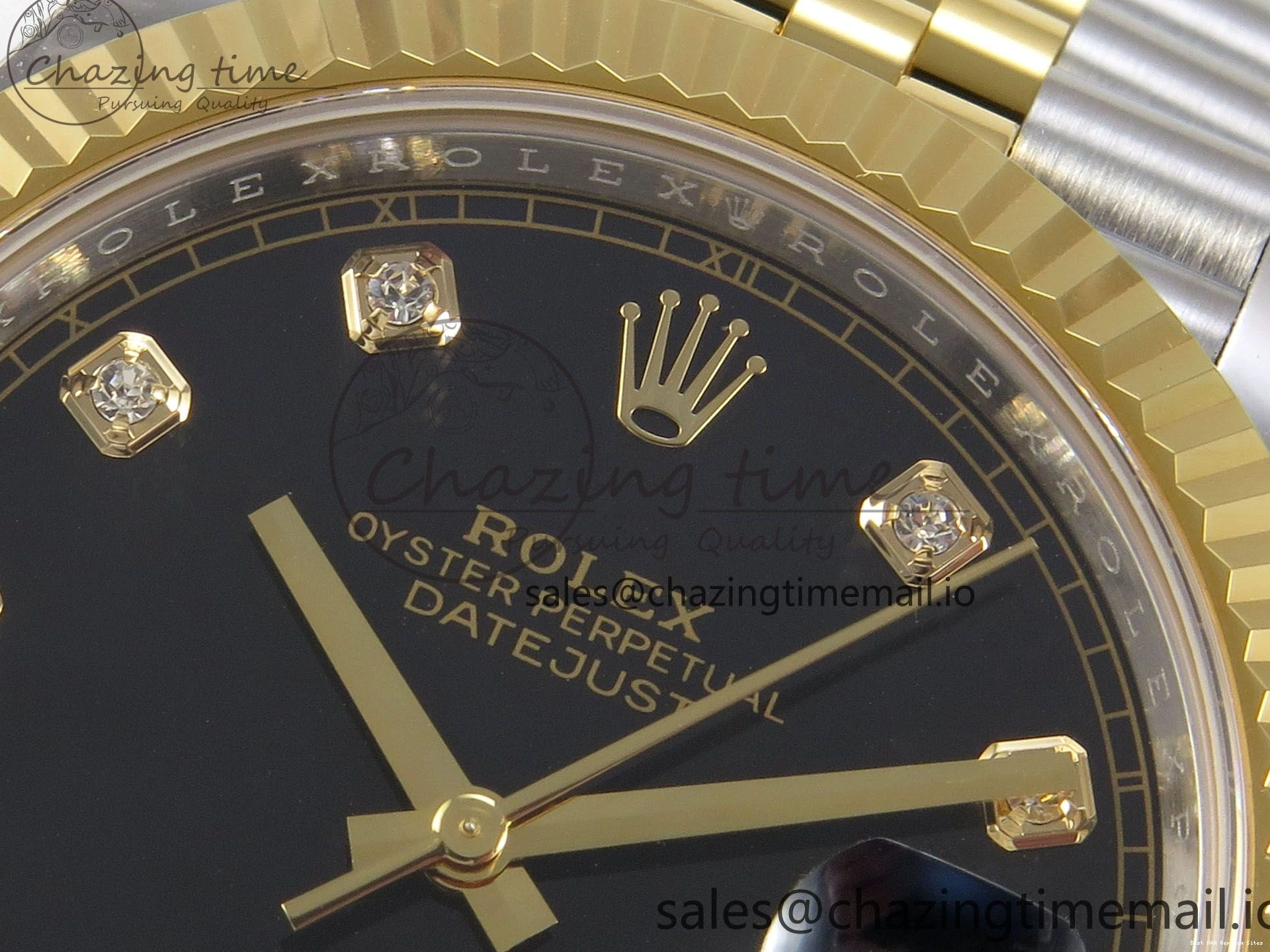 AAA Replica Watches Diamonds (Weighted) SS Edition Bracelet 41 126333 Black Jubilee SH3235 1:1 EasyCare ARF Dial 210 Best on DateJust YG 0119